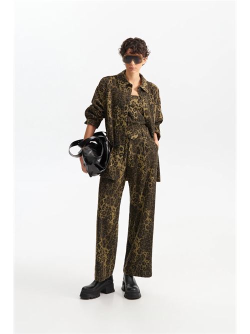 camicia ELEH | EFW250091VERDE KAKI